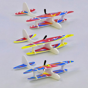 Самолет детский F 32102/16042, с электромотором, на аккумуляторе, USB кабель, длина 28 см